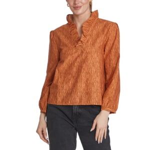 Taylor Tillman Gabrielle Top - Brown Stripes